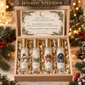 Holiday Splendor | Choose Four Holiday Oils in a Natural Wood Gift Box