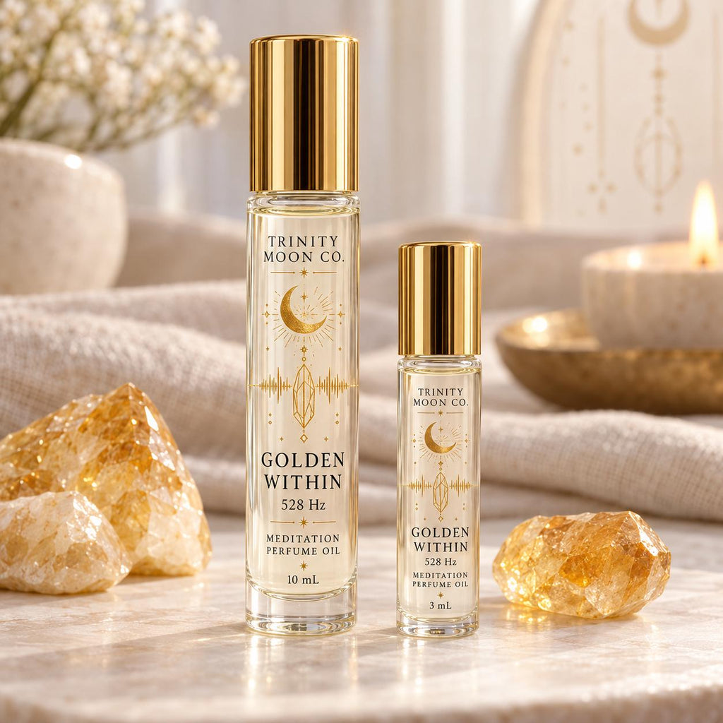 Reroot & Connect Sound Bath Collection - Meditation Perfume Oil, Choose Your Scent, 3ml or 10ml Roller