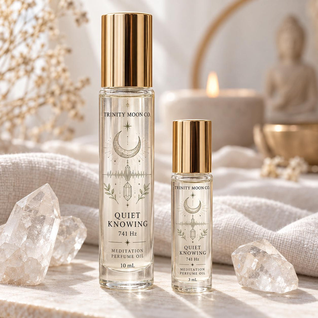 Reroot & Connect Sound Bath Collection - Meditation Perfume Oil, Choose Your Scent, 3ml or 10ml Roller