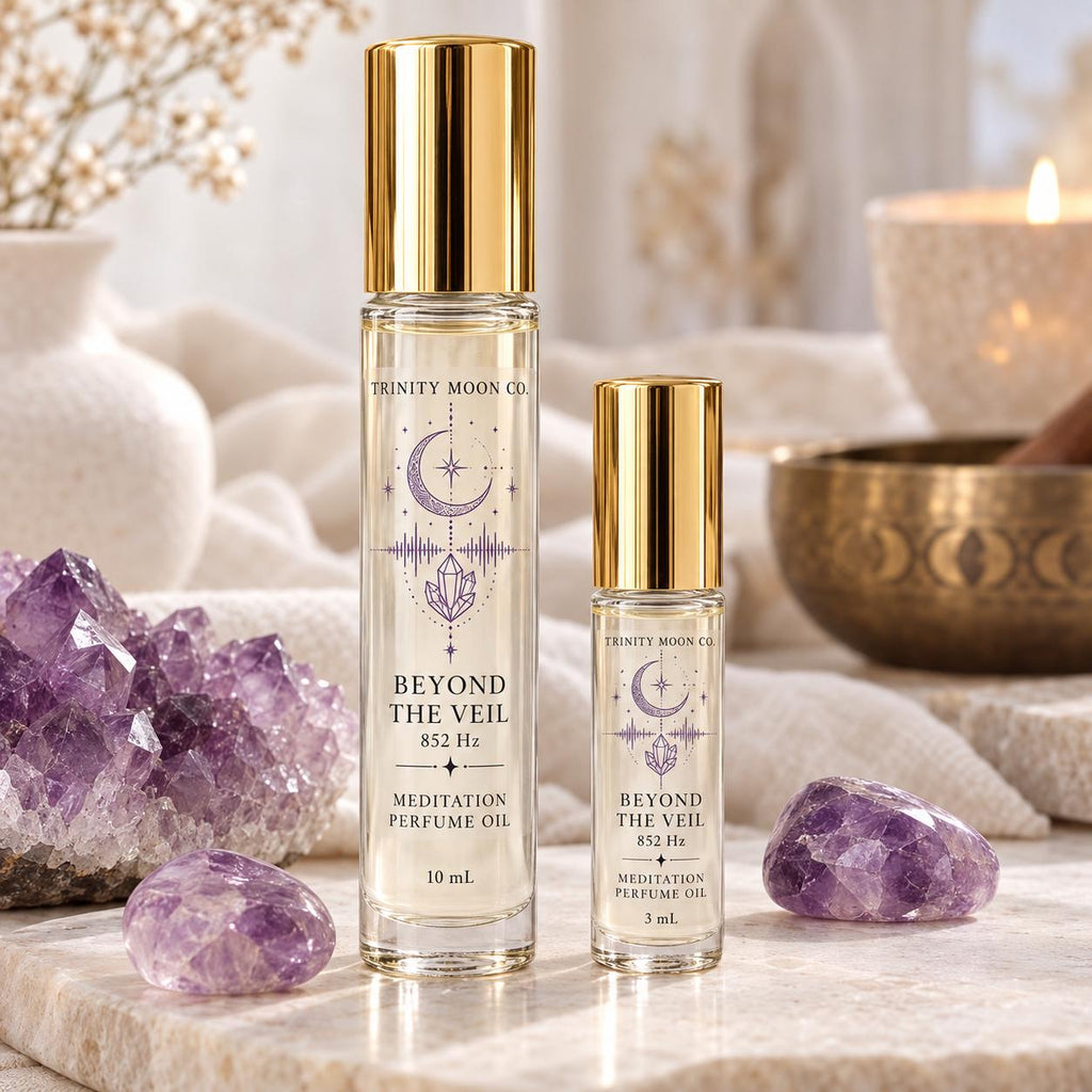 Reroot & Connect Sound Bath Collection - Meditation Perfume Oil, Choose Your Scent, 3ml or 10ml Roller