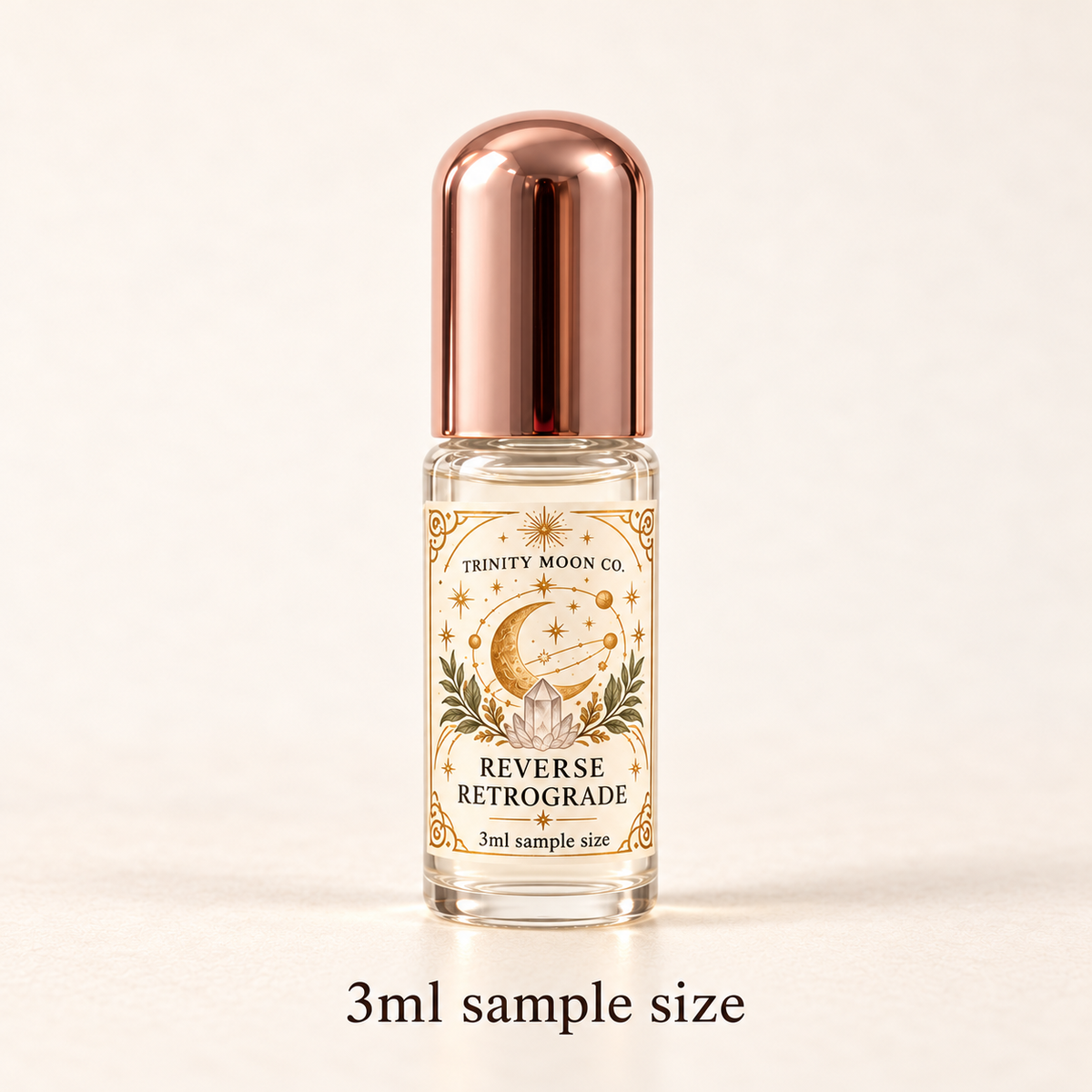 reverse retrograde 3ml sample packaging mockup