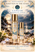 Cancer — Moonlit Cove | Zodiac Perfume Oil — 10 ml and 3 ml size options; one bottle per purchase