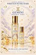 Gemini — Double Take | Zodiac Perfume Oil — 10 ml and 3 ml size options; one bottle per purchase