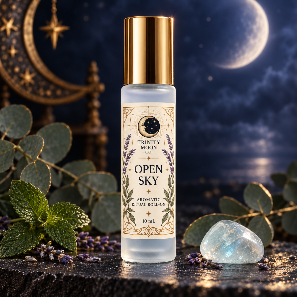 Open Sky Aromatic Ritual Roll-On by Trinity Moon Co.