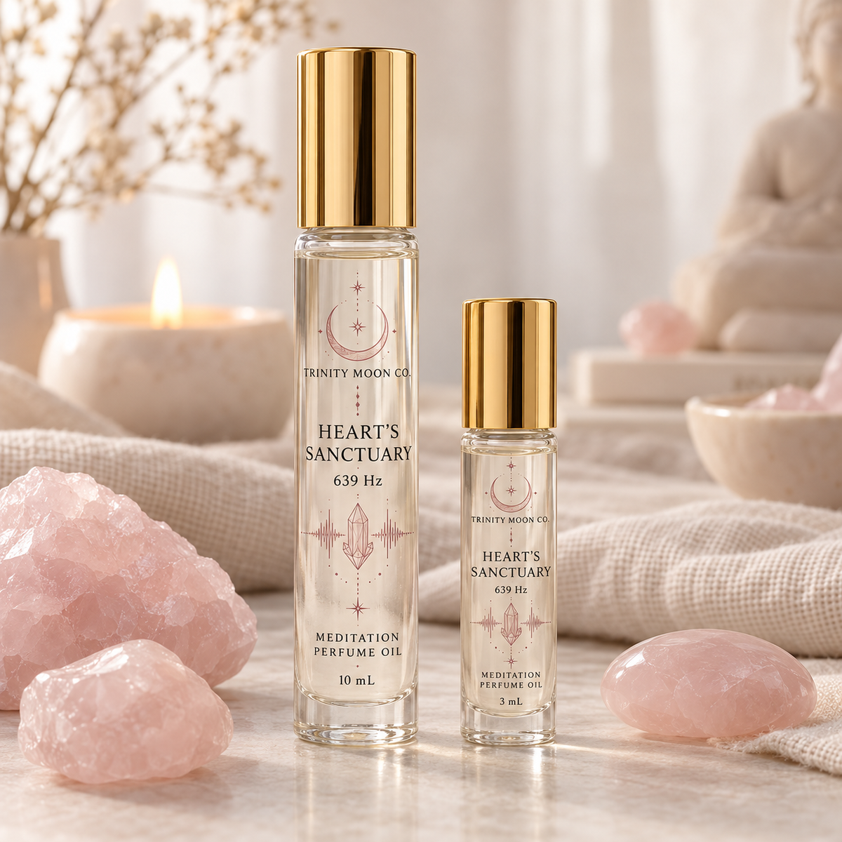 Heart's Sanctuary | Sound Bath Collection | 10 mL and 3 mL rollers