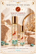 Sagittarius — Wild Horizon | Zodiac Perfume Oil — 10 ml and 3 ml size options; one bottle per purchase