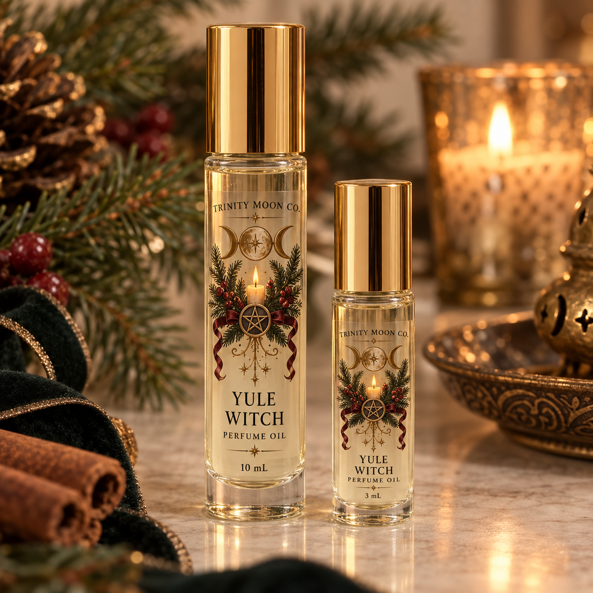 Yule Witch intention oil